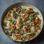 Creamy Chicken Stroganoff