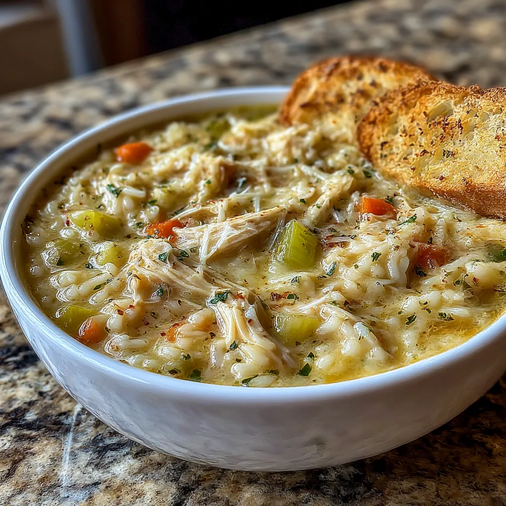 Creamy Chicken and Rice Soup