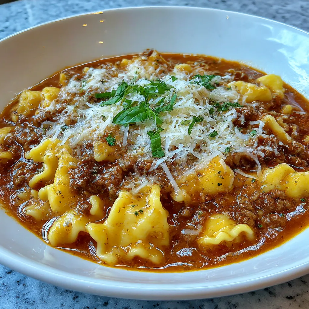Crock Pot Lasagna Soup