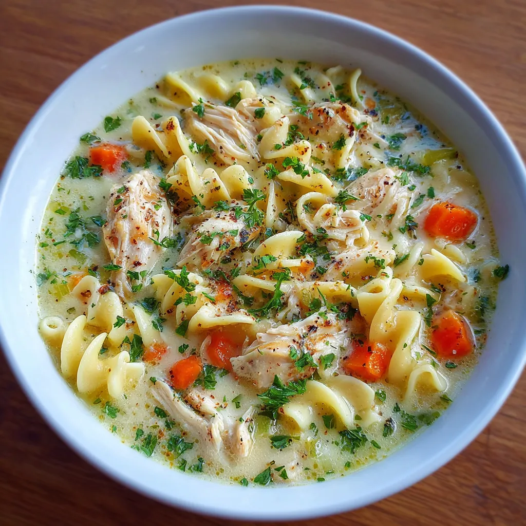 Creamy Chicken Noodle Soup