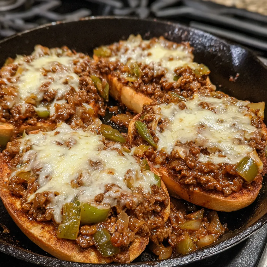 Philly Cheesesteak Sloppy Joes