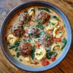 Creamy Italian Meatball Soup