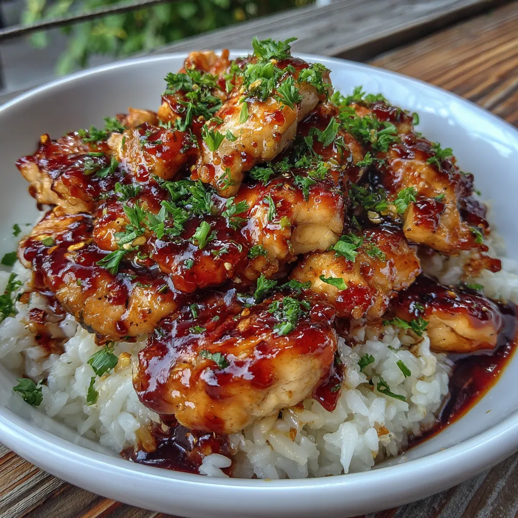 One-Pan Bold Honey BBQ Chicken Rice