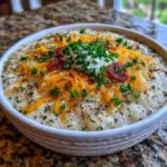 Cheddar Garlic Herb Potato Soup