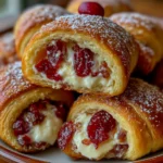 Cranberry Cream Cheese Crescent Bites
