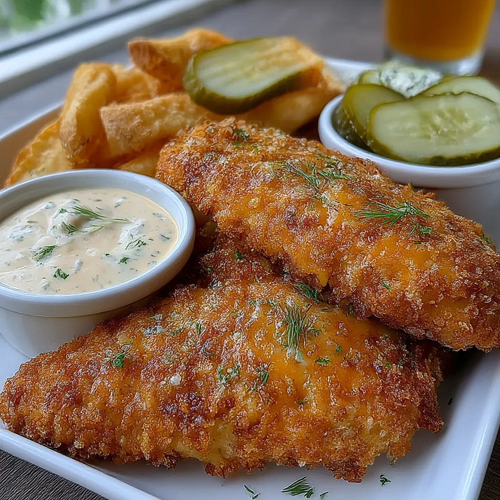 Crispy Dill Pickle Parmesan Chicken