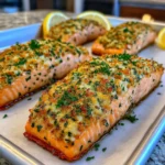Crispy Parmesan Salmon Bake