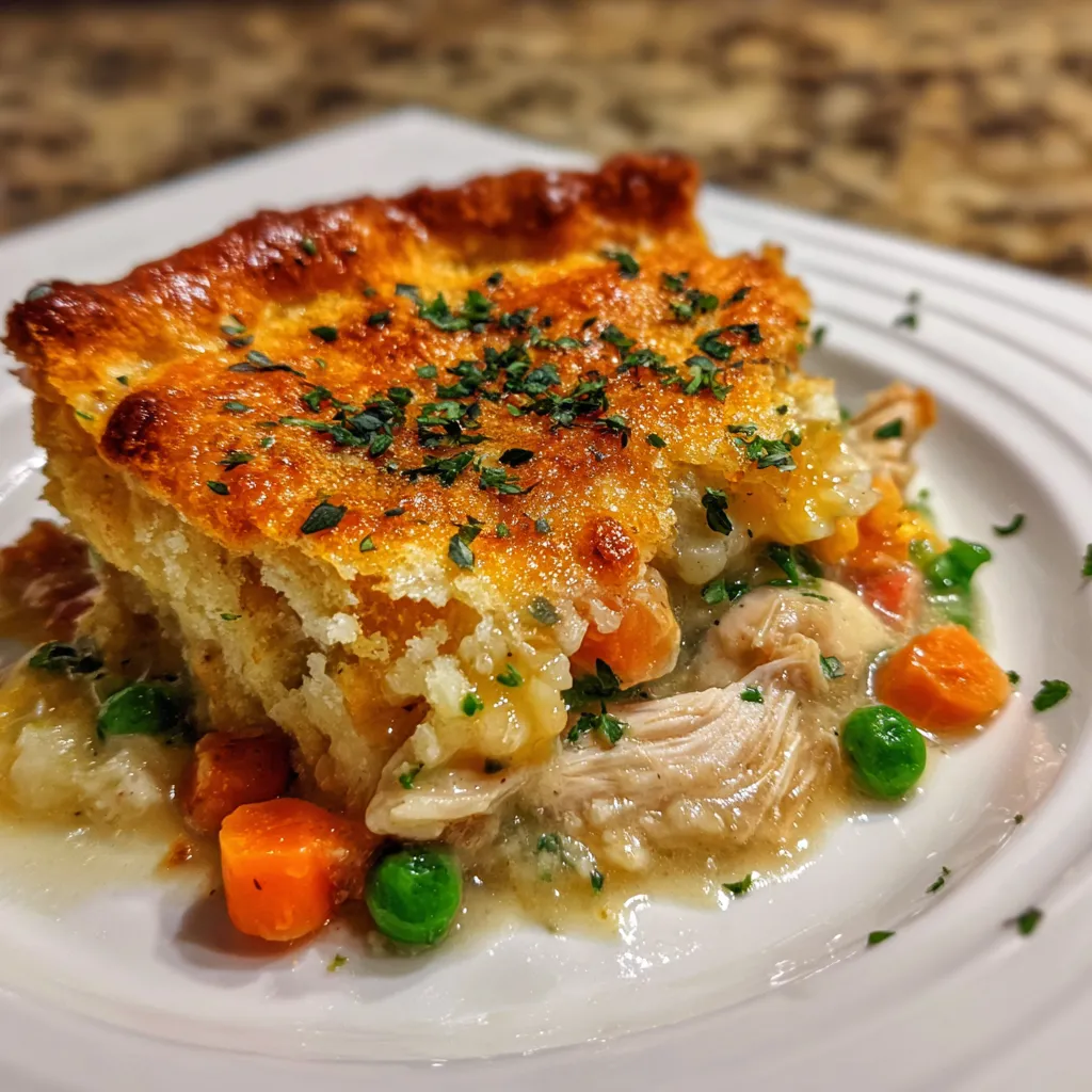 Easy Keto Chicken Pot Pie Casserole
