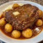 Cozy Garlic Parmesan Crockpot Chicken and Potatoes