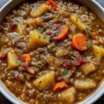 Easy Lentil Potato Soup