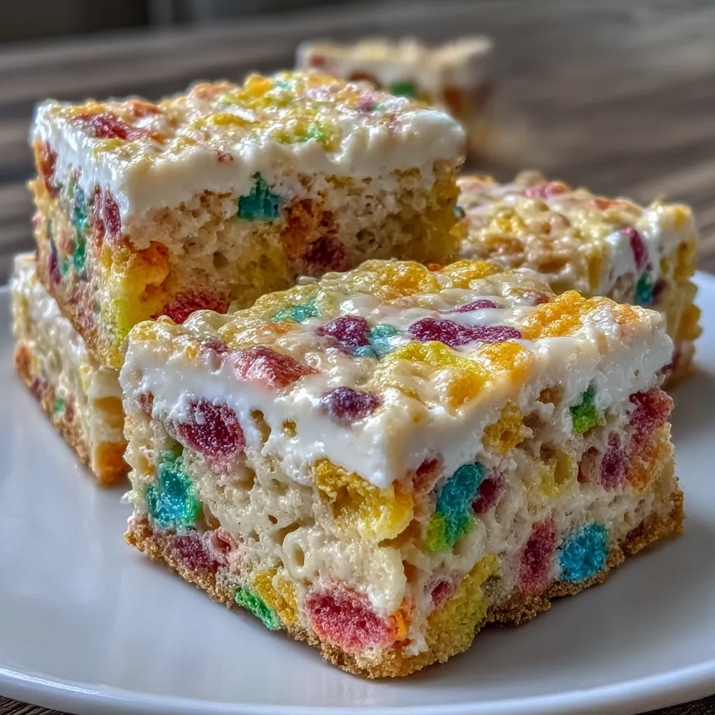 Fruity Pebbles Rice Krispie Treats