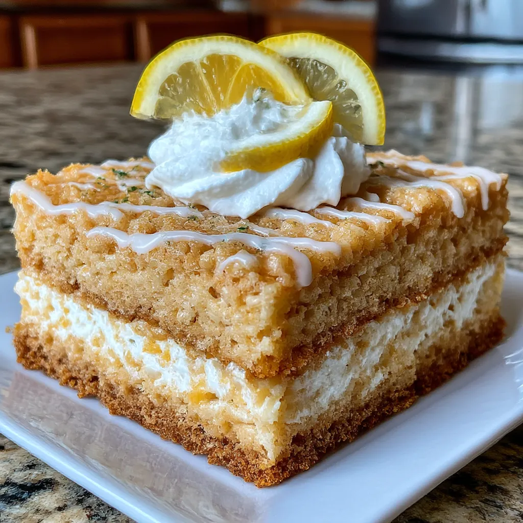 Lemon Rice Krispy Treats
