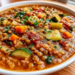 Lentil Minestrone Soup