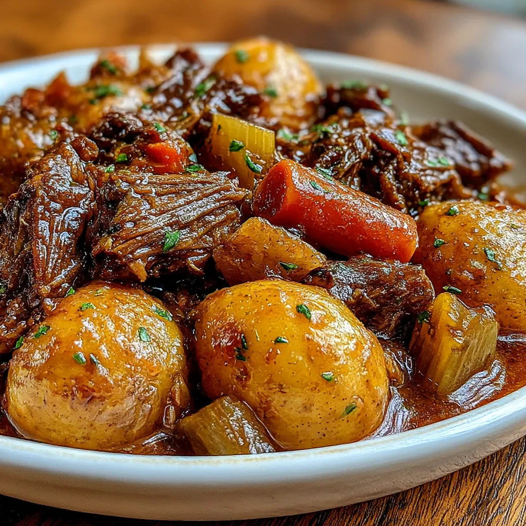 Slow Cooker Savory Beef Stew Delight