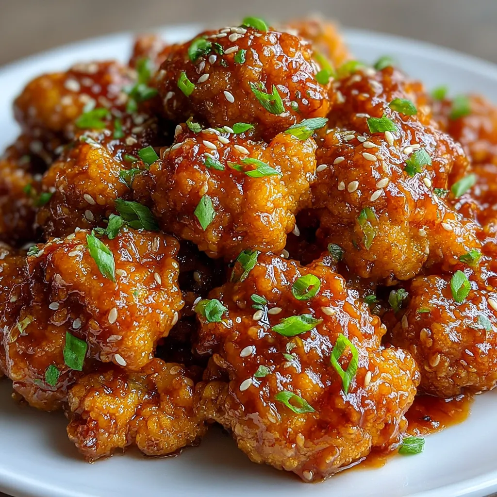Sticky Sesame Cauliflower