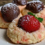 Strawberry Kiss Cookies