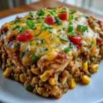 Tex Mex Chicken and Lentil Casserole