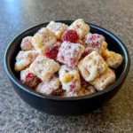 Fluffy Strawberry Shortcake Puppy Chow