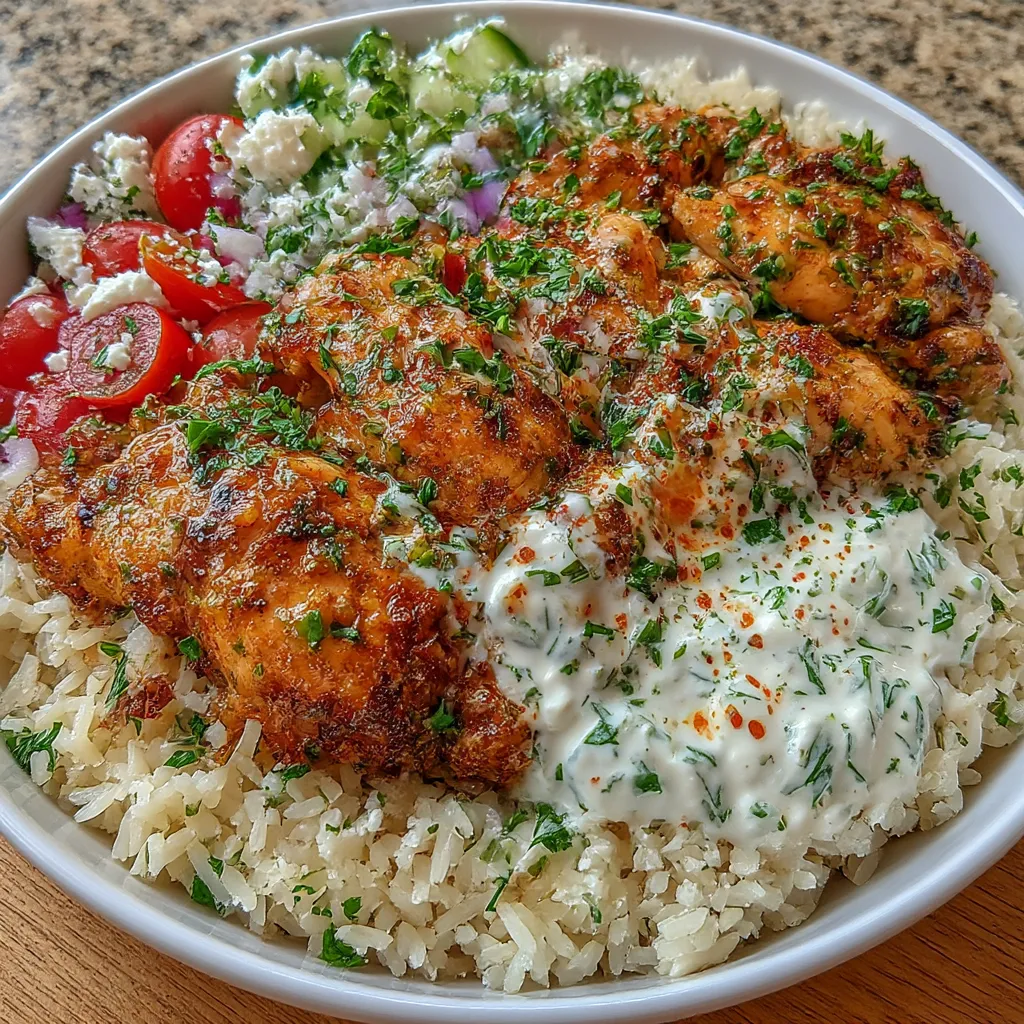 Greek Chicken Bowls