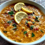 High Fiber Lebanese Lemon Lentil Soup