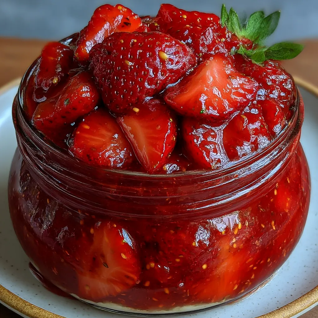Homemade Strawberry Sauce