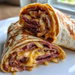 Cheesy Smoked Beef Wraps