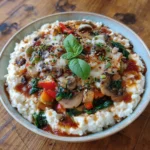 Cottage Cheese Pizza Bowl