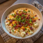 Loaded Cauliflower Soup