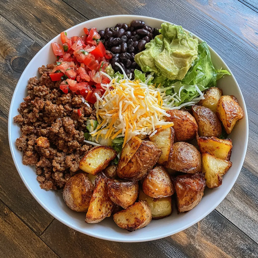 Loaded Potato Taco Bowl