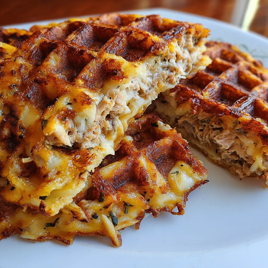 Savory Tuna Melt Chaffle