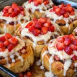 Strawberry Cheesecake Cinnabon Rolls