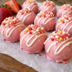 Strawberry Shortcake Truffles