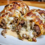 Cheat burger roll ups