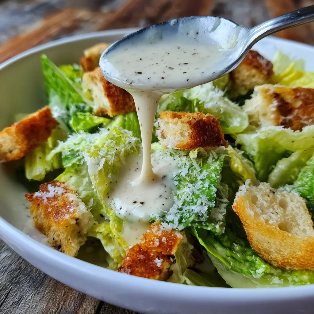 Homemade Caesar Salad Dressing Recipe