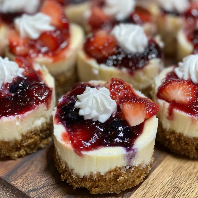 Red White Blue Mini Cheesecakes 1