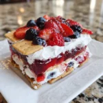 Summer Berry Jello Lasagna