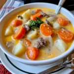 crock pot cheeseburger soup