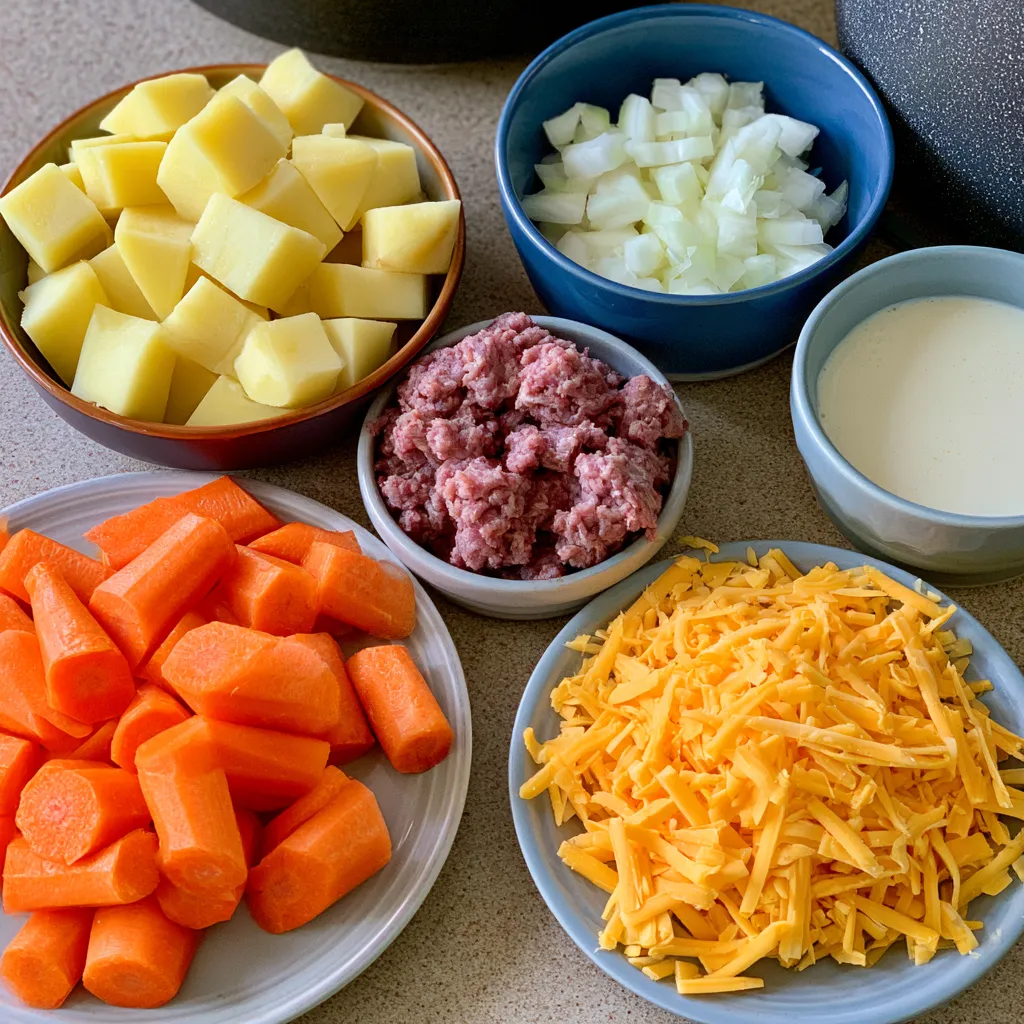 crock pot cheeseburger soup