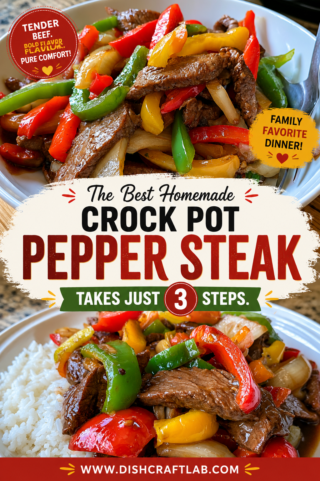 crock pot pepper steak youll ever make an