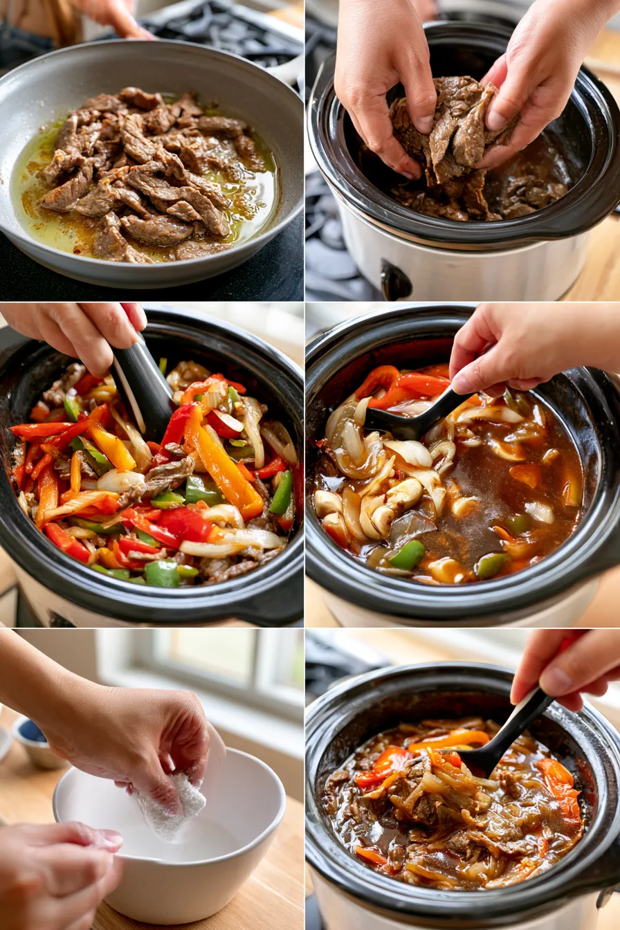 crock pot pepper steak youll ever make an