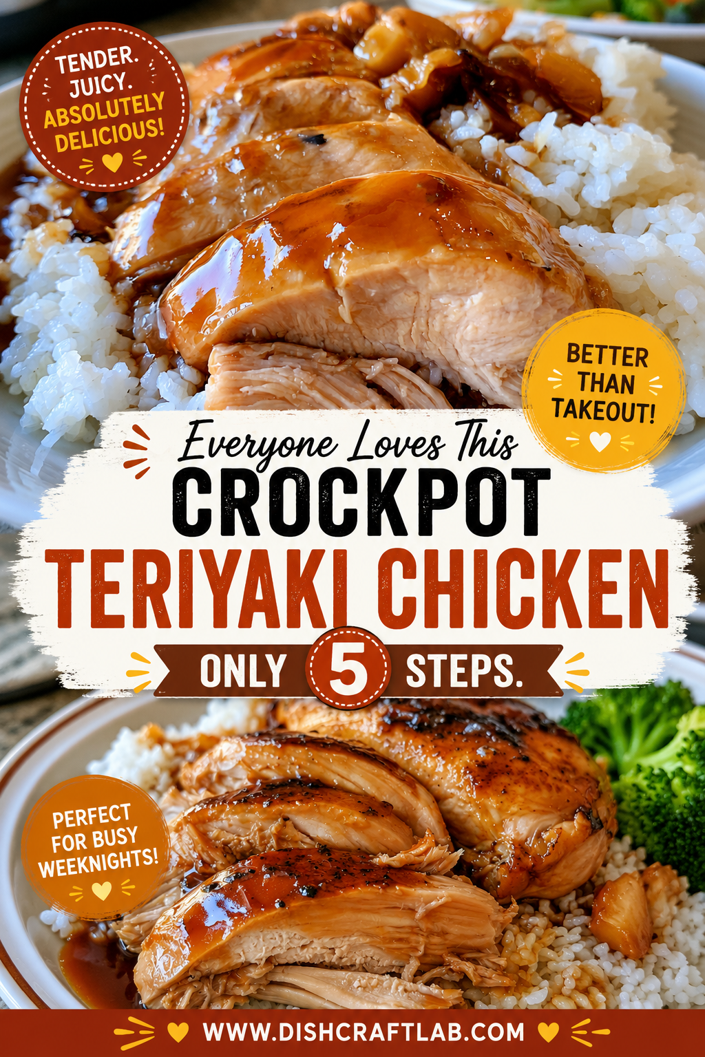 crockpot teriyaki chicken