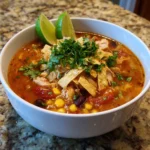 Crock Pot Chicken Tortilla Soup