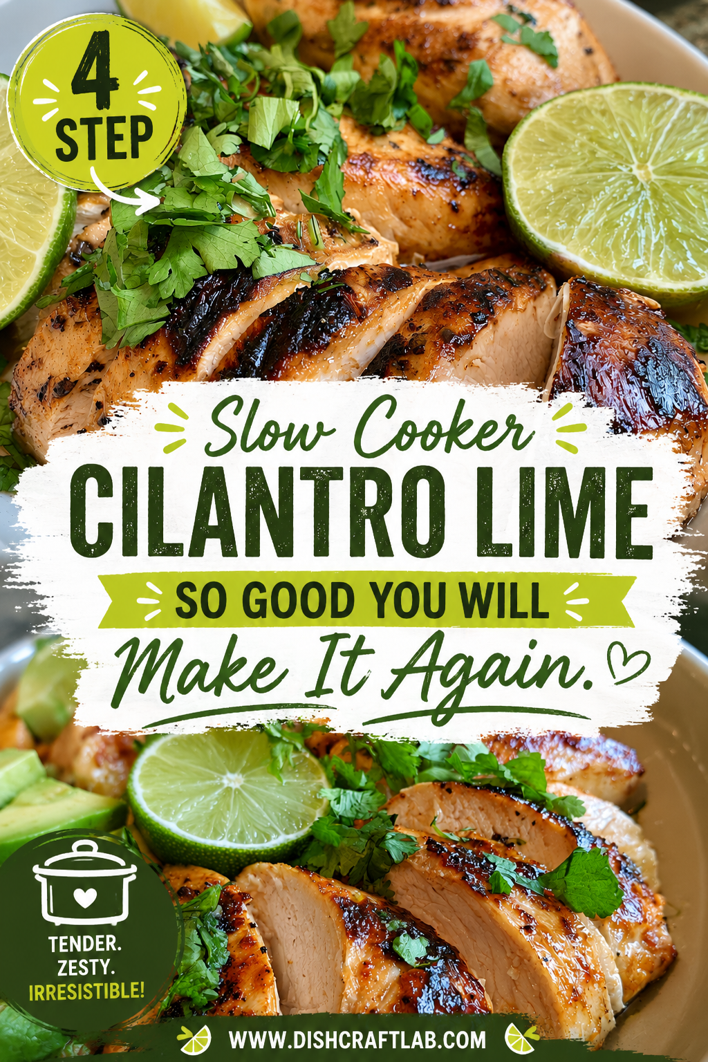 slow cooker cilantro lime chicken