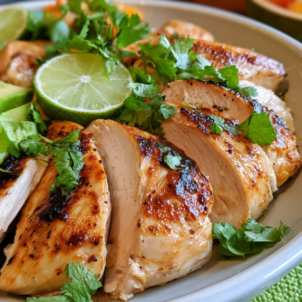 slow cooker cilantro lime chicken