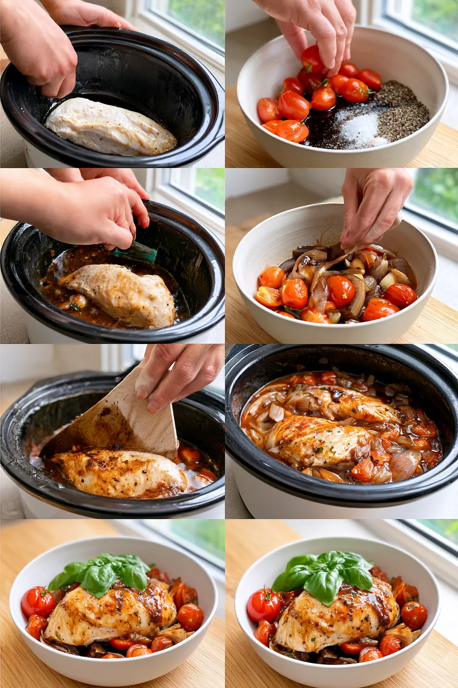 balsamic chicken crockpot