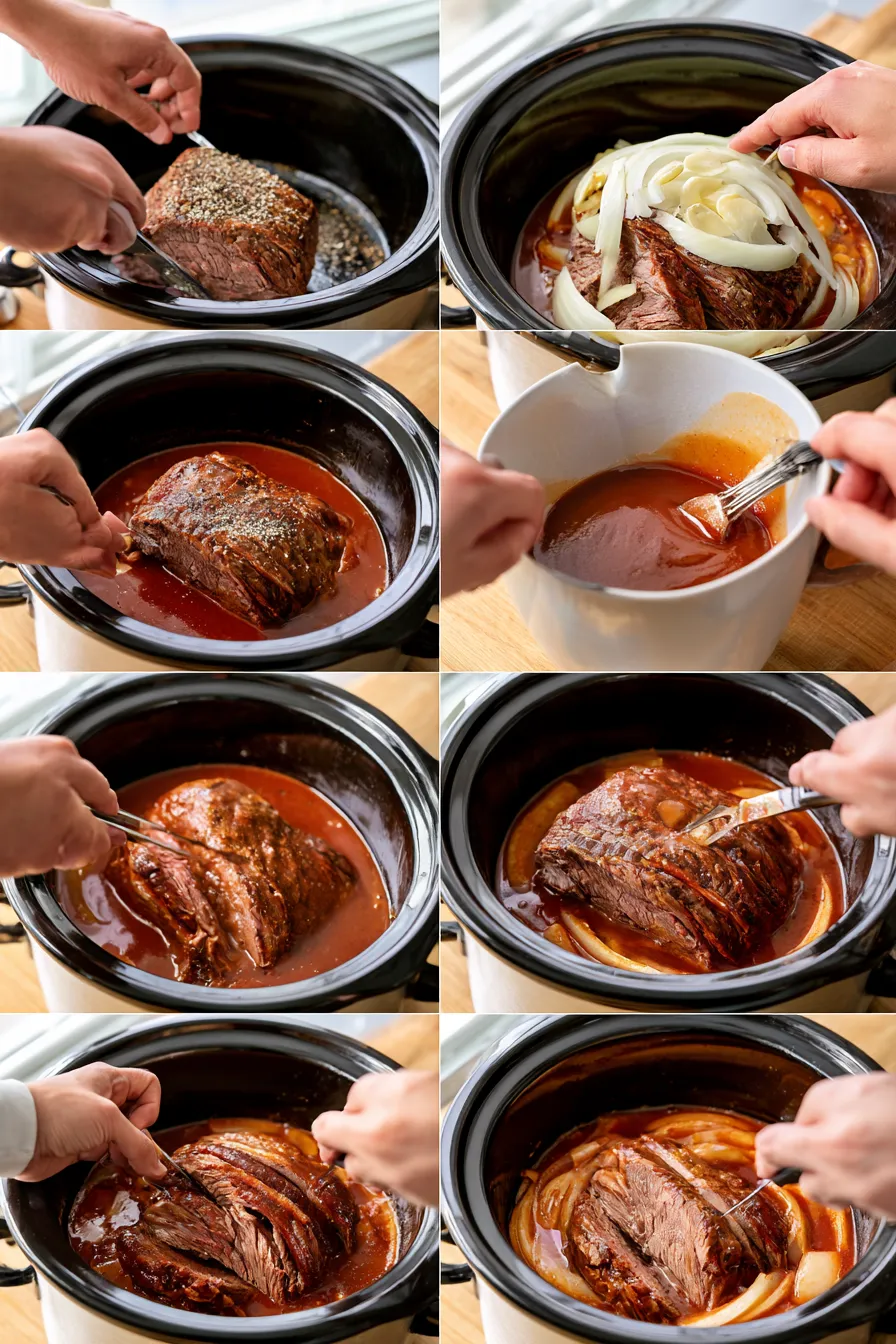 bbq crockpot roast