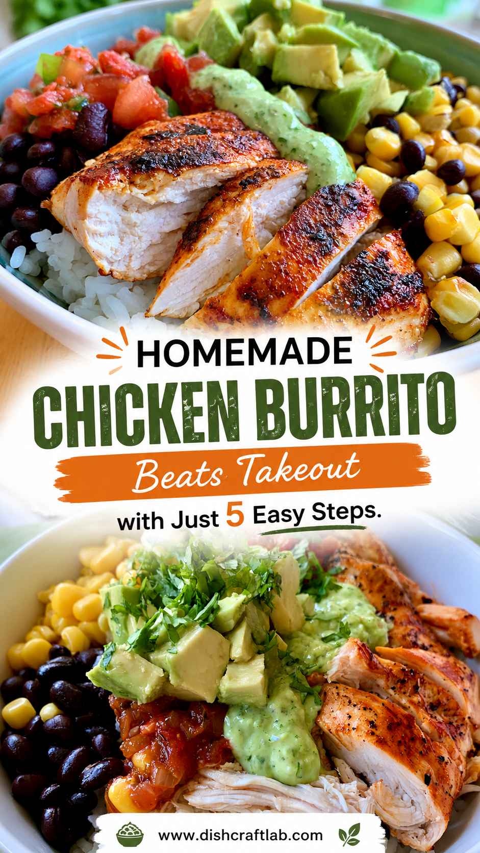 chicken burrito bowl