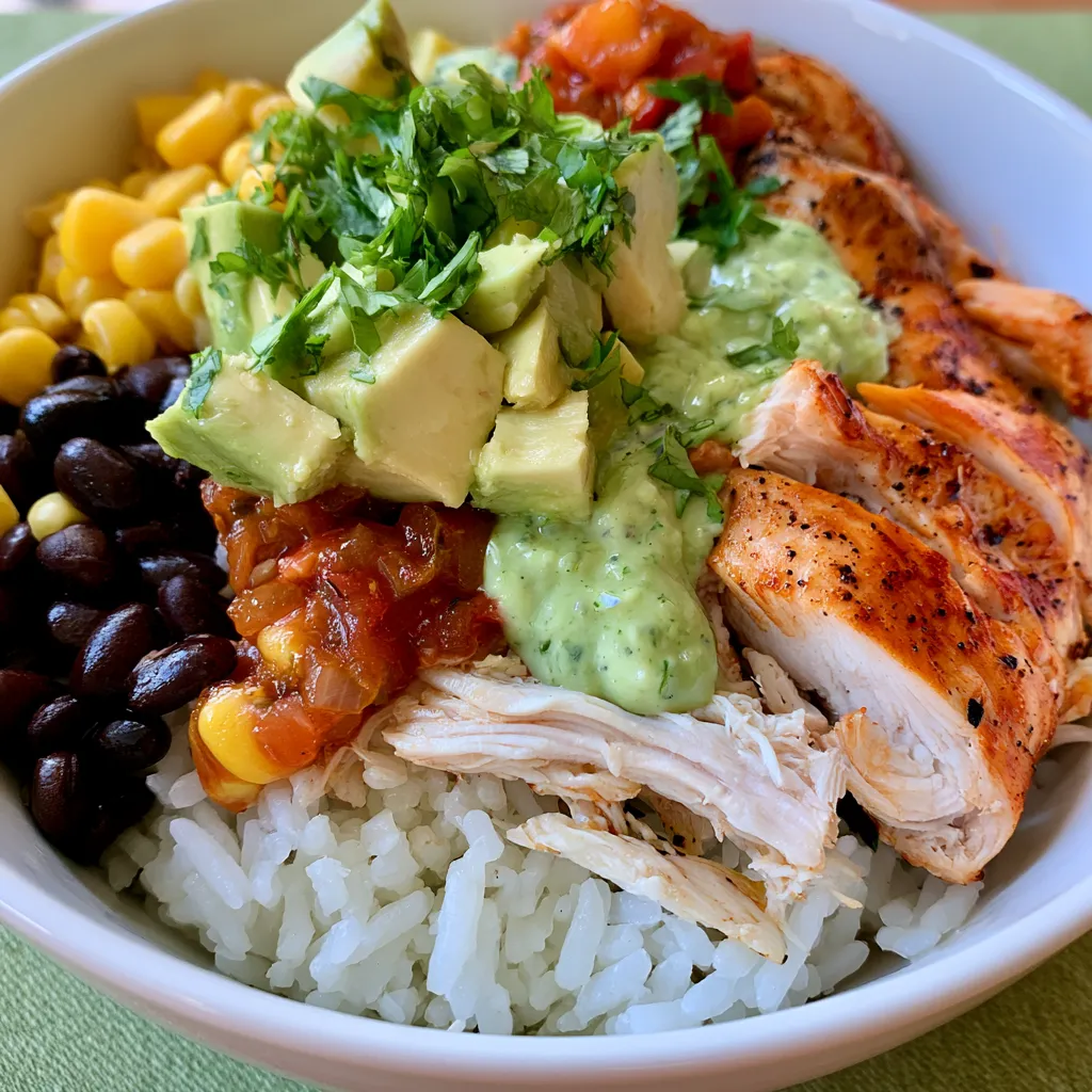 chicken burrito bowl