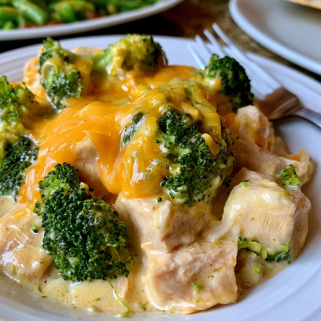 cozy broccoli cheddar chicken crockpot