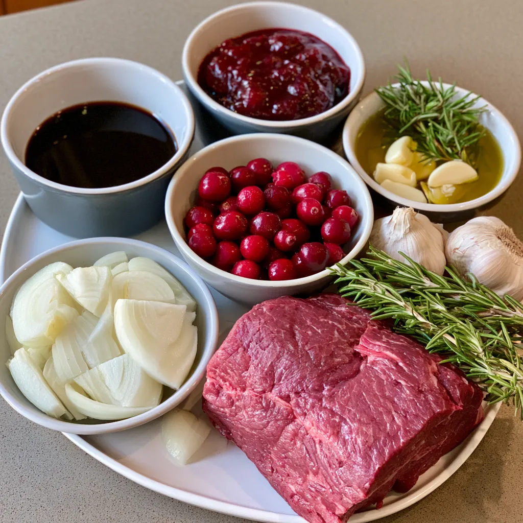 cranberry balsamic roast beef